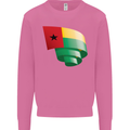 Curled Guinea-Bissau Flag Day Football Mens Sweatshirt Jumper Azalea