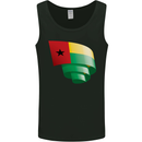 Curled Guinea-Bissau Flag Day Football Mens Vest Tank Top Black