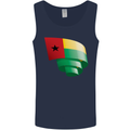 Curled Guinea-Bissau Flag Day Football Mens Vest Tank Top Navy Blue