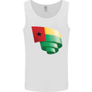 Curled Guinea-Bissau Flag Day Football Mens Vest Tank Top White