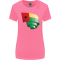 Curled Guinea-Bissau Flag Day Football Womens Wider Cut T-Shirt Azalea