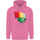 Curled Guinea Flag Guinean Day Football Mens 80% Cotton Hoodie Azelea