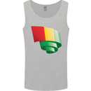 Curled Guinea Flag Guinean Day Football Mens Vest Tank Top Sports Grey