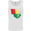 Curled Guinea Flag Guinean Day Football Mens Vest Tank Top White