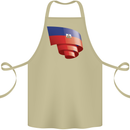 Curled Haiti Flag Haitian Day Football Cotton Apron 100% Organic Khaki