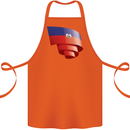Curled Haiti Flag Haitian Day Football Cotton Apron 100% Organic Orange