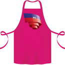 Curled Haiti Flag Haitian Day Football Cotton Apron 100% Organic Pink