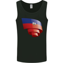 Curled Haiti Flag Haitian Day Football Mens Vest Tank Top Black