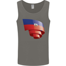 Curled Haiti Flag Haitian Day Football Mens Vest Tank Top Charcoal