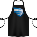 Curled Honduras Flag Honduran Day Football Cotton Apron 100% Organic Black