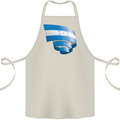 Curled Honduras Flag Honduran Day Football Cotton Apron 100% Organic Natural