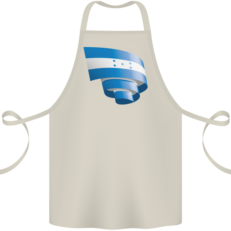 Curled Honduras Flag Honduran Day Football Cotton Apron 100% Organic Natural