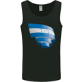 Curled Honduras Flag Honduran Day Football Mens Vest Tank Top Black