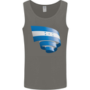 Curled Honduras Flag Honduran Day Football Mens Vest Tank Top Charcoal