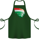 Curled Hungary Flag Hungarian Day Football Cotton Apron 100% Organic Forest Green