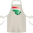 Curled Hungary Flag Hungarian Day Football Cotton Apron 100% Organic Natural