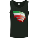 Curled Iran Flag Iranian Day Football Mens Vest Tank Top Black