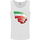 Curled Iran Flag Iranian Day Football Mens Vest Tank Top White
