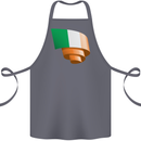 Curled Ireland Flag Irish St Patricks Day Football Cotton Apron 100% Organic Steel