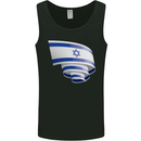 Curled Israel Flag Israeli Day Football Mens Vest Tank Top Black