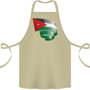 Curled Jordan Flag Jordanian Day Football Cotton Apron 100% Organic Khaki