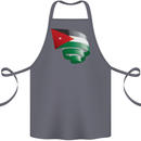 Curled Jordan Flag Jordanian Day Football Cotton Apron 100% Organic Steel