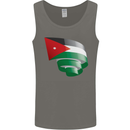 Curled Jordan Flag Jordanian Day Football Mens Vest Tank Top Charcoal