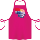 Curled Kiribati Flag Day Football Cotton Apron 100% Organic Pink