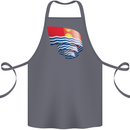 Curled Kiribati Flag Day Football Cotton Apron 100% Organic Steel