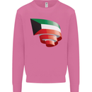 Curled Kuwait Flag Kuwaiti Day Football Mens Sweatshirt Jumper Azalea