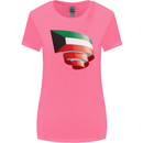 Curled Kuwait Flag Kuwaiti Day Football Womens Wider Cut T-Shirt Azalea