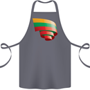 Curled Lithuania Flag Lithuania Day Football Cotton Apron 100% Organic Steel