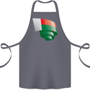 Curled Madagascar Flag Madagascan Day Football Cotton Apron 100% Organic Steel