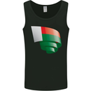 Curled Madagascar Flag Madagascan Day Football Mens Vest Tank Top Black