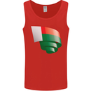 Curled Madagascar Flag Madagascan Day Football Mens Vest Tank Top Red