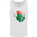 Curled Madagascar Flag Madagascan Day Football Mens Vest Tank Top White