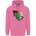 Curled Malawi Flag Malawian Day Football Childrens Kids Hoodie Azalea