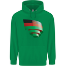 Curled Malawi Flag Malawian Day Football Mens 80% Cotton Hoodie Irish Green