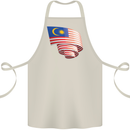 Curled Malaysia Flag Malaysian Day Football Cotton Apron 100% Organic Natural