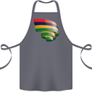 Curled Mauritius Flag Mauritians Day Football Cotton Apron 100% Organic Steel