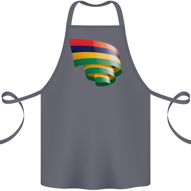 Curled Mauritius Flag Mauritians Day Football Cotton Apron 100% Organic Steel