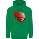 Curled Morocco Flag Moroccan Day Football Mens 80% Cotton Hoodie Irish Green