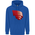 Curled Morocco Flag Moroccan Day Football Mens 80% Cotton Hoodie Royal Blue