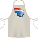 Curled Netherlands Flag Holland Dutch Day Football Cotton Apron 100% Organic Natural