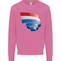 Curled Netherlands Flag Holland Dutch Day Football Mens Sweatshirt Jumper Azalea