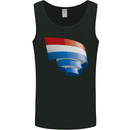 Curled Netherlands Flag Holland Dutch Day Football Mens Vest Tank Top Black