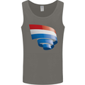 Curled Netherlands Flag Holland Dutch Day Football Mens Vest Tank Top Charcoal
