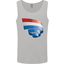 Curled Netherlands Flag Holland Dutch Day Football Mens Vest Tank Top Sports Grey