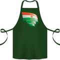 Curled Niger Flag Nigerien Day Football Cotton Apron 100% Organic Forest Green