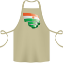 Curled Niger Flag Nigerien Day Football Cotton Apron 100% Organic Khaki